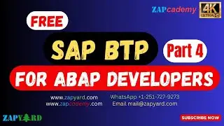 Decoding the Technical Aspects of SAP BTP - Part 4💥💥Get Started with BTP for ABAP Developers🔥🔥