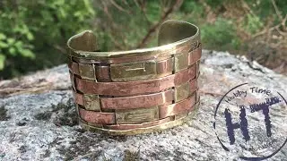 DIY Copper Brass Bracelet - How I made it ♻️ (RECYCLING)