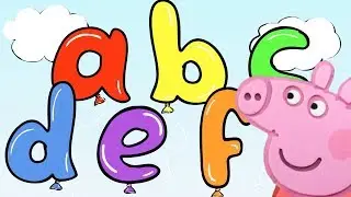 Learn Alphabet with Peppa Pig & the ABC Song  | learn abc for babies & toddlers