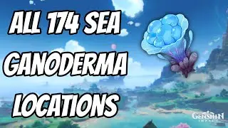 All Sea Ganoderma Locations | Sea Ganoderma Farming Route | Genshin Impact