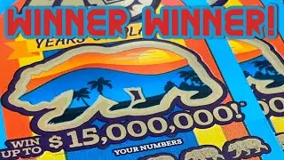 We didn’t lose ‼️ 40 Years of Play #california #lottery #scratchers #win