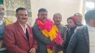 विरोधी गुट की नारेबाजी के बावजूद भाजपा संगड़ाह मंडल के अध्यक्ष बने बलवीर