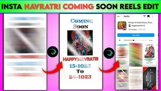 Instagram Viral Navaratri Coming Soon Shayri Video Editing Alight Motion | Instagram Reels Edit