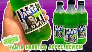 THUMBS DOWN 👎 BEETLEJUICE Fanta Haunted Apple Tastes Like a Hobby Lobby!!!