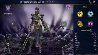 [Updated] Raid: Shadow Legends - All Champions From The Dark Elves Faction Showcase