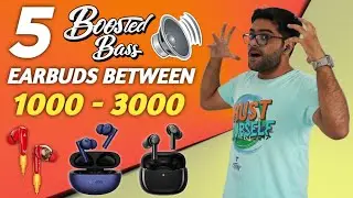 Top 5 Earbuds with Bass That Will Blow Your Mind 💥💥 Best Bass Earbuds Under 3000 ⚡⚡