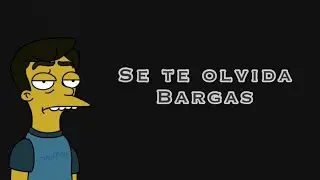 Bargas - Se te olvida (//Album AMEM 🥀cover//)