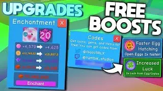 NEW ENCHANTMENTS! (CODES + EGGS AND MORE!) | ROBLOX Bubble Gum Simulator Update 16