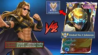 KATSUO VS TOP 1 GLOBAL JOHNSON WITH 1200+ STARS IN MYTHICAL IMMORTAL RANK!! (Must Watch!) - MLBB