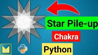Star Pile-Up | Chakra Design Python GUI | PythonMagix