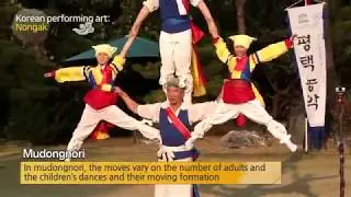Korean performing art Nongak