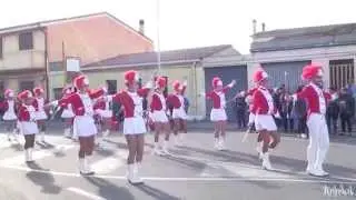 Majorettes di Tempio Pausania a Silì (OR) - 4 Maggio 2014