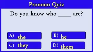 pronoun Quiz 9: CAN YOU SCORE 10/10?