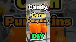 DIY Candy Corn Pumpkin Stand #diy #shortsvideo #shorts #dollartree #fallhomedecor