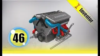 Autodesk Inventor V12 engine | EP 46 4K 😍