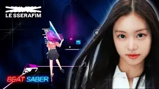 [Beat Saber] LE SSERAFIM SOUR GRAPES - 92.38% SS FC Rank Expert+ [Full Body Tracking]