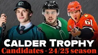 Calder Trophy Candidates For The 2024/25 NHL Season!