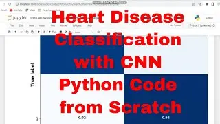 Heart Disease Classification with CNN Python Code from Scratch / CNN Python from scratch