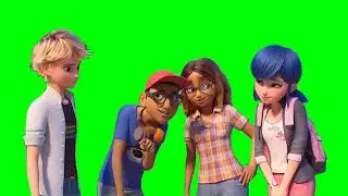 "You two have a little secret" Miraculous Ladybug & Cat Noir The Movie - Green Screen