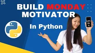 Build Monday Motivator In Python | Python Projects In Hindi | By Krishna Sonavane
