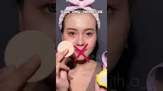 Kesalahan pakai compact powder❌ ada yg pernah lakuin ini? 