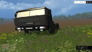Farming Simulator 15 обзор Камаз 55111(скачать)