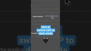 HOW TO Switch CSP to Dark Mode 🖤✨Clip Studio Paint Tutorial