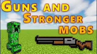 Guns and Stronger Mobs 1.17.1 Data Pack - Adds Shotgun and Guns in Minecraft