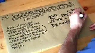 Solve problems where a single fraction of a quantity is taken combined with some other quantity.