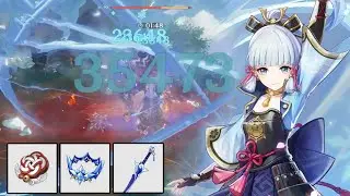 C0 Kamisato Ayaka with Haran Geppaku Futsu showcase