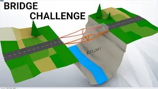 Draw your own bridge with simple lines and see it perform with this free script for Rhino