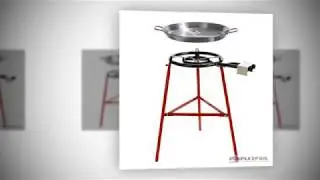 Paella Pan + Paella Burner and Stand Set - Complete Paella Kit