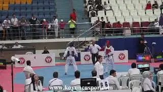 65kg Final - Bekir Berke Kocagöz vs R. B. Şimşek (2019 Turkish Cadet Taekwondo Championships)