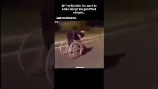 Stephen Hawkings Pulling Up To The Epstein Island