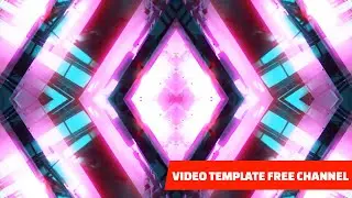 Cool Science Fiction 3D Bar Stage Background Video