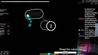 14 yr old #2 Osu player goes full crackhead mode (DDOR)