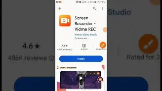 How to install Screen Recorder Vidma REC Play Store