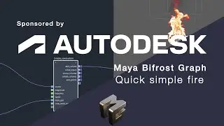 Autodesk sponsored Maya Bifrost aero fire