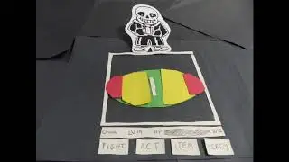 Sans Fight  Undertale Stop Motion!!