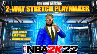 NEW “2-WAY STRETCH PLAYMAKER” CAN DO IT ALL🔥🔥🔥BEST ISO BUILD NBA 2K22 CURRENT GEN