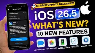 iOS 26.5 Stable Update Released – What’s New? | 10 New Features In Hindi