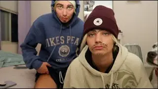 Behind the scenes of Danny and Eli making a Tik Tok
