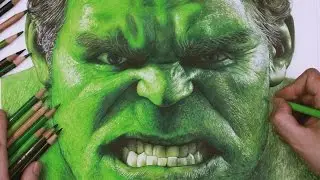 Drawing The Incredible Hulk timelapse