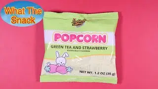 PopSmile Green Tea & Strawberry Popcorn