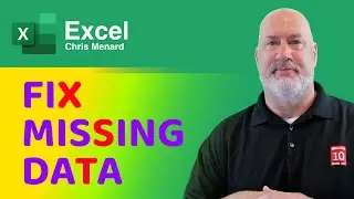 Excel - 3 ways to fix Missing Data - Repeating Data Not Showing