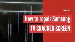 Samsung Smart TV UN65NU6950F CRACKED SCREEN