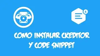 Como instalar CKEditor con el plugin code snippet