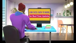 Link Excel Data to Word for Real-Time Updates | Step-by-Step Tutorial | Excel to Word linking