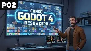 Primeros pasos con GODOT 4 [02] 👉 Conoce su INTERFAZ | Curso Online