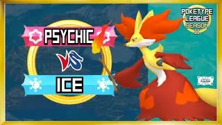 PSYCHIC TYPES vs ICE TYPES | Round 15: PokeType League 02